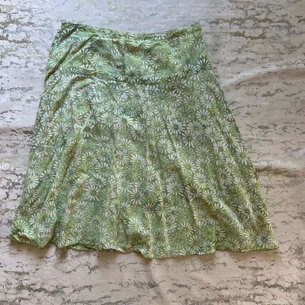 Nomadic Traders Y2K Daisy Floral Midi Skirt